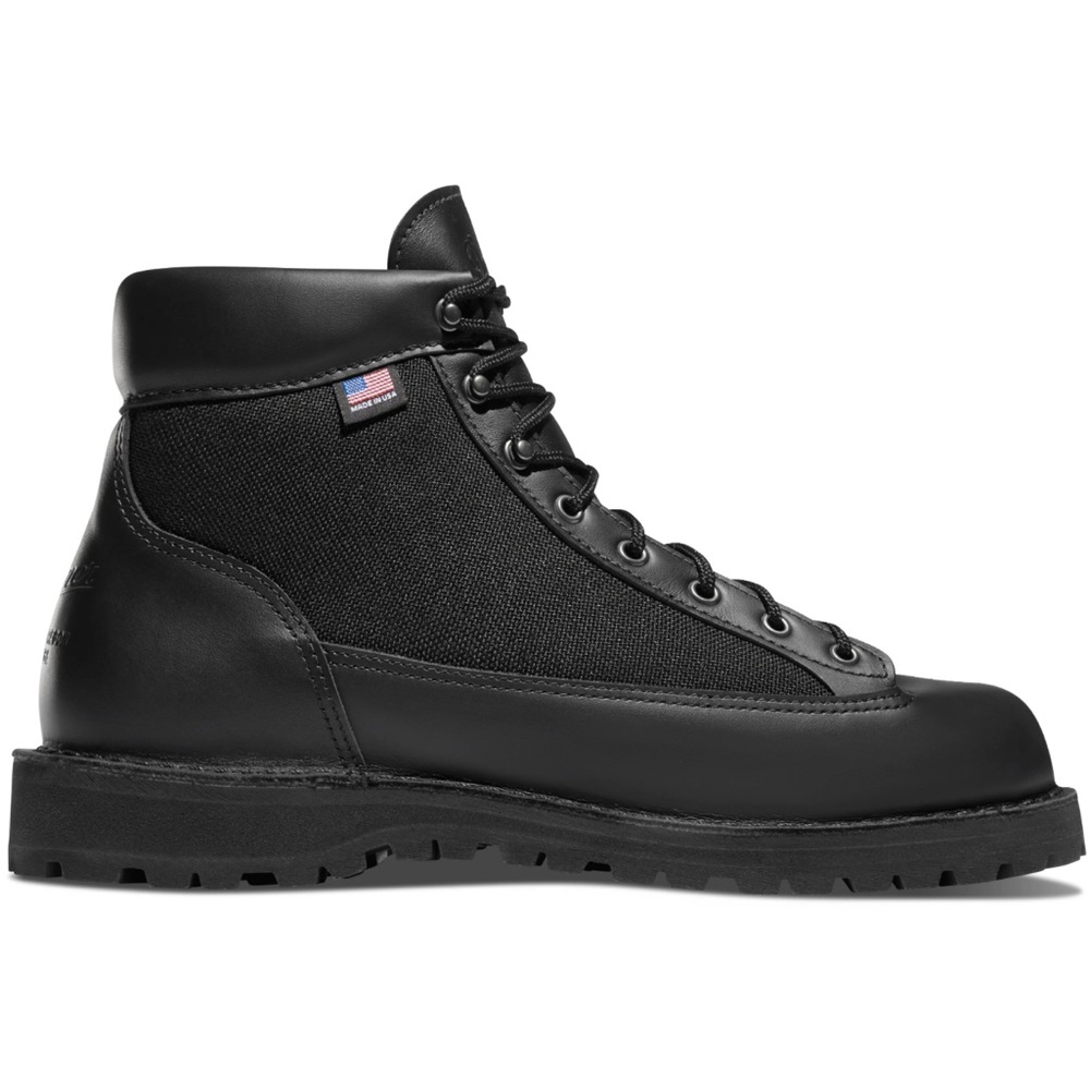 Danner Black Leather and Fabric Boots - Picture 2 of 7